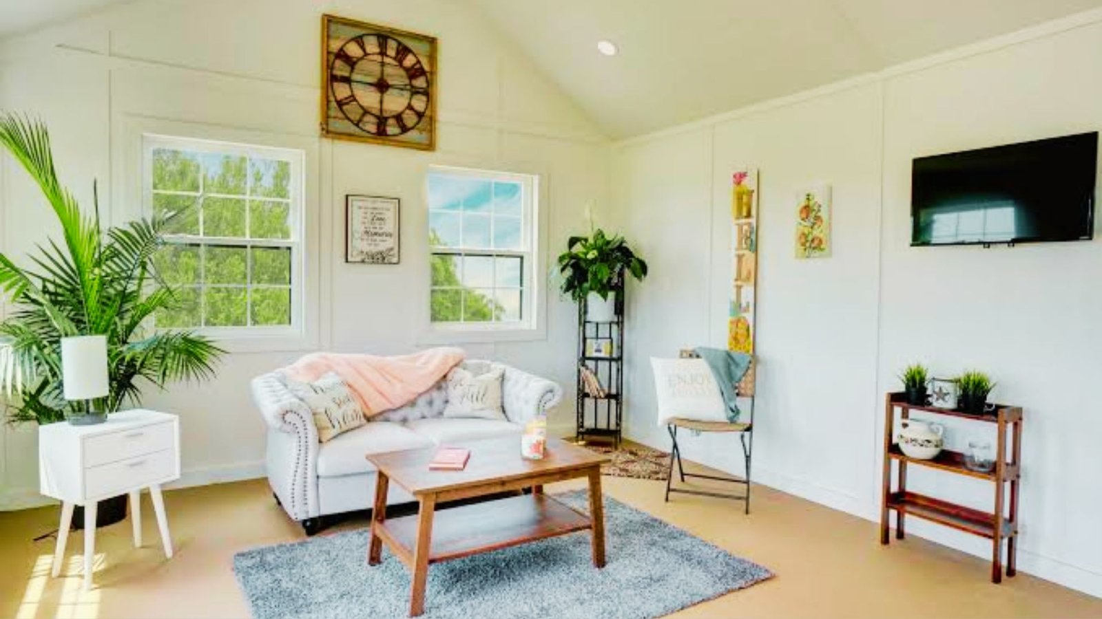 image showing a 12x16 shed interior.