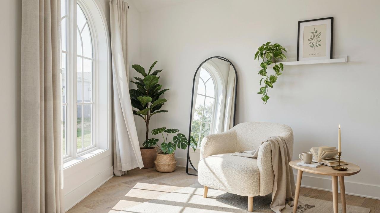 Decorating tricks that make a small she shed look bigger .