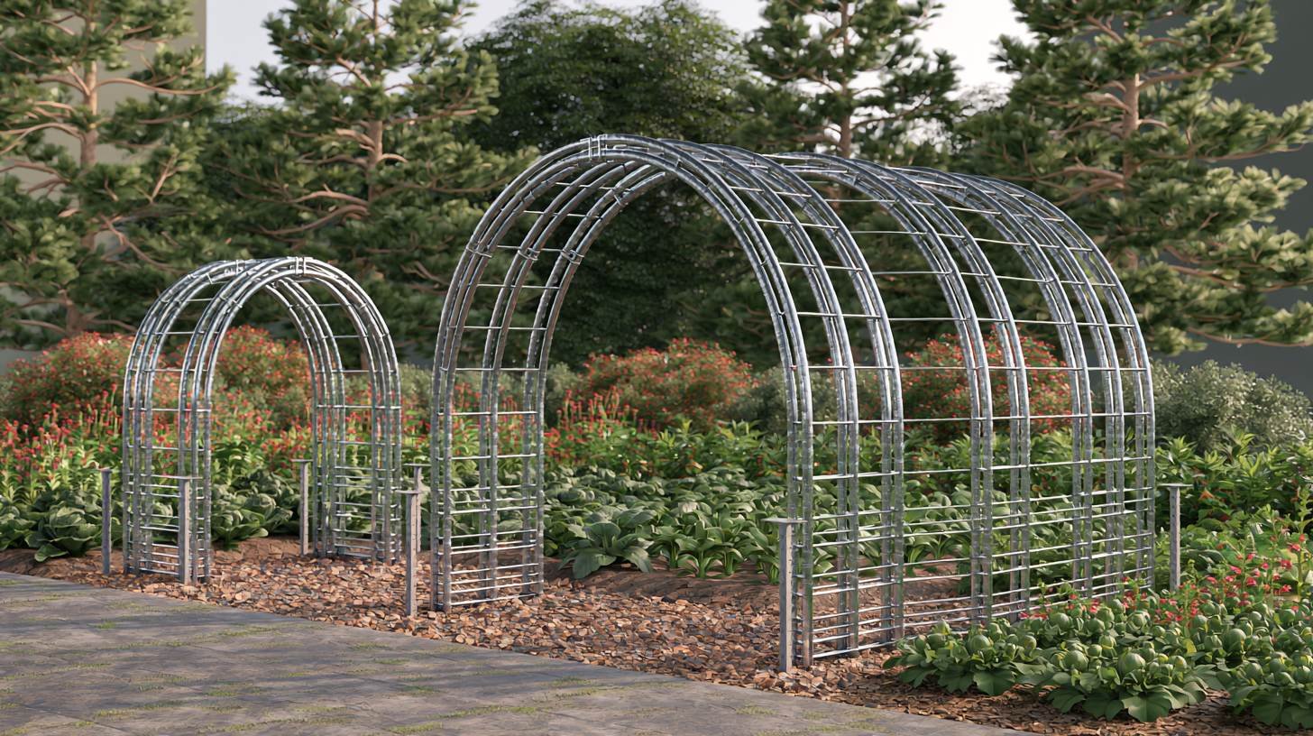 Different arch widths showing how width changes overall arch height.